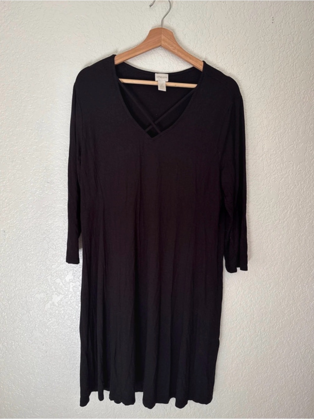 Chico's Black Midi Dress - Size 2